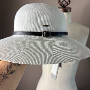 KOORINGAL  LESLIE WHITE WIDE BRIM HAT SPF 50
